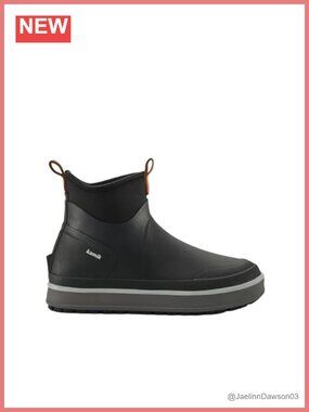 Waterproof Women's Ankle Rain Boots Slip-On Synthetic Rubber